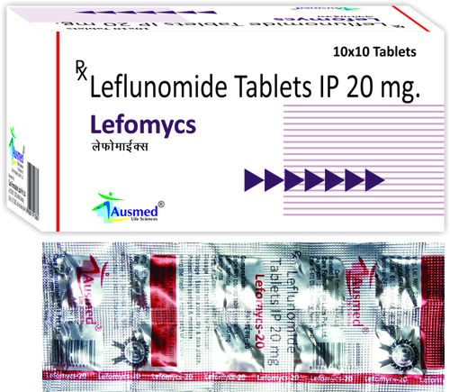 Leflunomide IP 20mg./LEFOMYCS 20