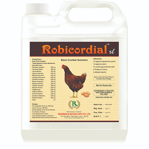 Robicordial Best Cordial Solution By REVERENCE BIOTECH (OPC) PRIVATE LIMITED