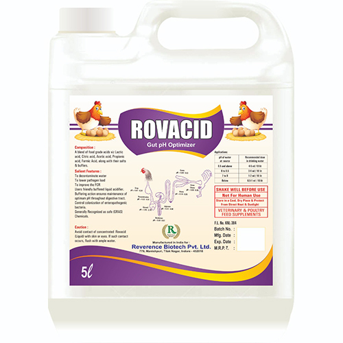 Rovacid Gut PH Optimizer 1ltr, 5 ltrs By REVERENCE BIOTECH (OPC) PRIVATE LIMITED