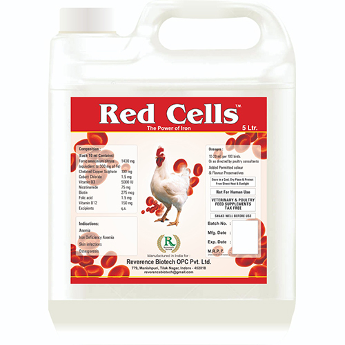 Red Cells the Power of Iron By REVERENCE BIOTECH (OPC) PRIVATE LIMITED