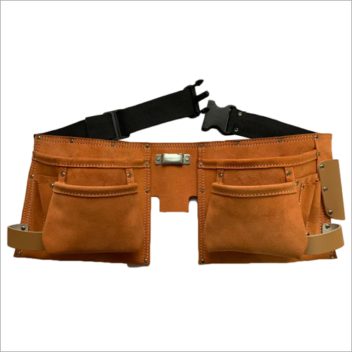10 Pocket Suede Leather Tool Bags By LUDHRA OVERSEAS