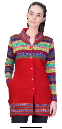 Various Colour Options Available Womens Cardigan With Pockets