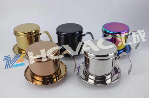 HCVAC Stainless Steel Flatware Plate Gold PVD Vacuum Coating Equipment