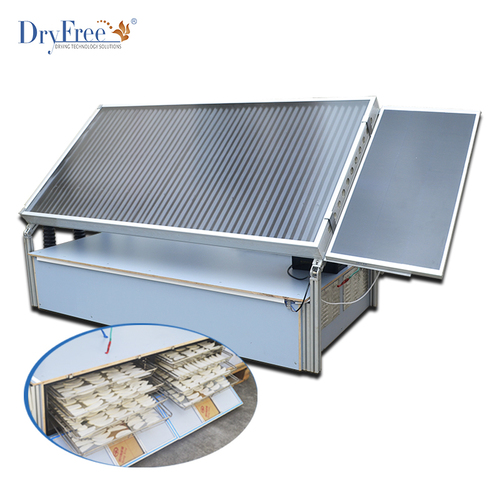 Solar Fruit and Vegetable Dryer - 100W Solar Energy 16 Trays of Stainless Steel 1050x2500x1060 mm | Ideal for Micro-Enterprise Dehydrates Up to 60 kg Adjustable Solar Collector