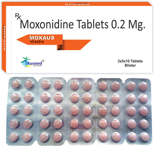 Moxonidine Bp 0.2mg./moxaus 0.2 General Medicines