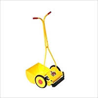 Yellow Manual Lawn Mower