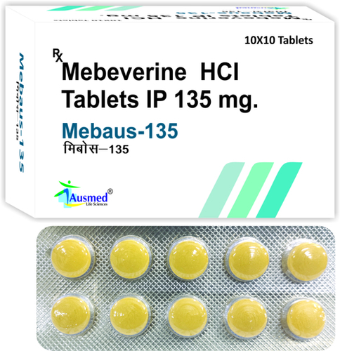 Mebeverine Hydrochloride Ip  135mg . Mebaus-135.