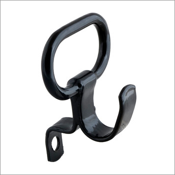 Two Wheeler Side Handle - Metal 15x10x5 cm Black, Durable Grip Bolt-On Mounting, Passenger Comfort