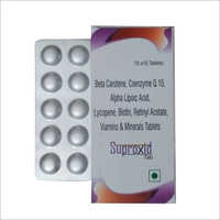 Beta Carotene - Coenzyme Q 10 - Alpha Lipoic Acid - Vitamin And Mineral Tablet