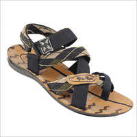 Kids Pu Sandals - Size 4-8 | Black-brown, Flat Heel, Ideal Footwear For Boys, Lightweight Design For Comfort And Easy Wear