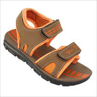 Kids PU Tan Orange Sandals