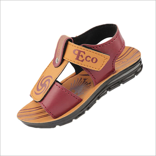 Kids PU Tan Cherry Sandals