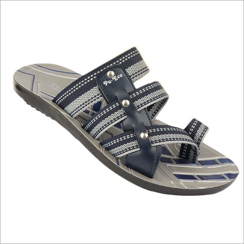 Mens Pu 11 X 5 Inch Sandals Heel Size: Flat