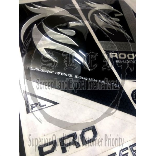 Custom Cricket Bat Sticker - Pc Material, Standard Size , Multi-color With Strong Adhesive And Customizable Designs For English Willow Bats