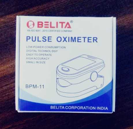 "BELTA" Pulse Oximeter - Blue (Indian Brand)