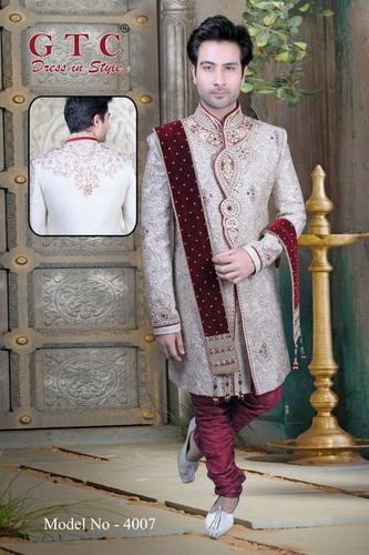 4007 Exclusive Wedding Sherwani Age Group: 16-50