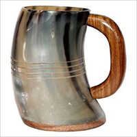 Buffalo Horn Craft - Eco-friendly, 500ml To 600ml Capacity | Modern Style, Brown Color