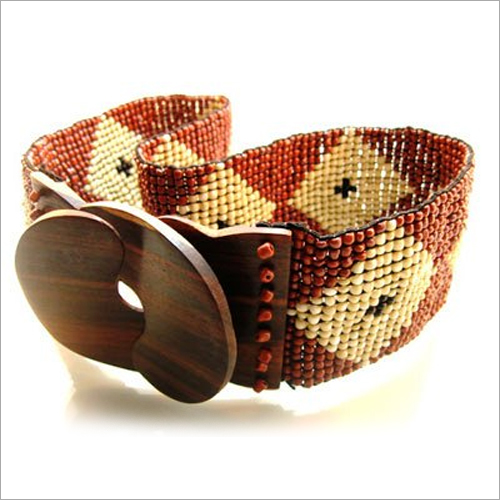 Ladies Beaded Belt - Bead Decoration, 115 cm Length | Designed for Women, Elegant Accessory in Box Packaging