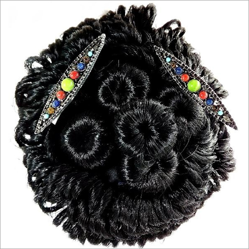 Hair Bun Pins - Metal, Antique Silver Plated Finish, Semi-Precious Stones, Customized Design | Accessory for Women, Antique Style Hair Pins