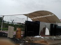 Tensile Walk Way Covering - Color: White
