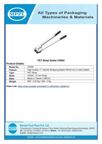 Pet Strap Sealer C5004