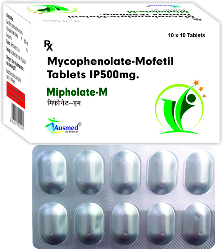 Mycophenolate Mofetil Ip 500mg./mipholate-m