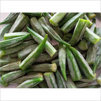Frozen Okra - A Grade Quality, Organic Green Packet | Frozen Texture, Perfect For Cooking