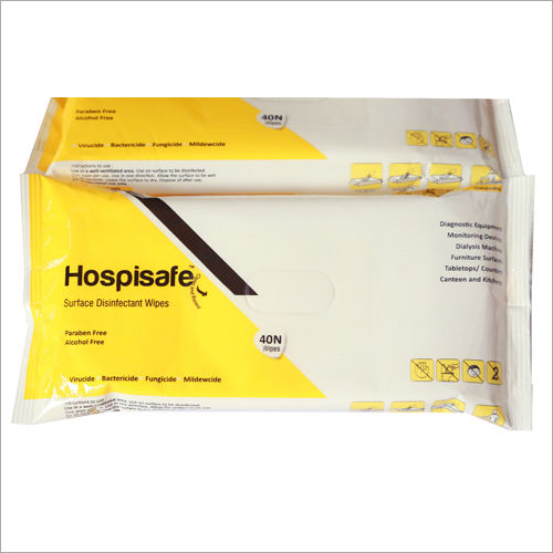 Paraben Free Surface Disinfectant Wipes