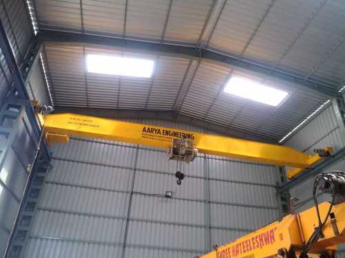 Blue Industrial Single Girder Eot Crane