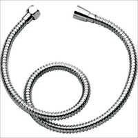 Flexible Shower Tube - Stainless Steel, Standard Size, Silver Color | Durable And Flexible Design, Chrome-plated Finish, Easy Installation