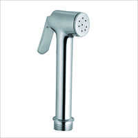 Cp Health Faucet - Brass Material, Compact Size, Silver Color | Wall-mounted Installation, Trigger Handle, Polished Chrome Finish