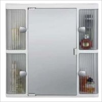 Bathroom Mirror Cabinet - Color: White