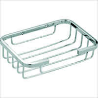 Wire Soap Dish - Stainless Steel, Standard Size, Silver | Chrome-plated, Rust-resistant, Wall-mounted Or Freestanding