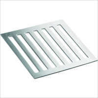 Flat Lining 5x5 - 304 Stainless Steel 5x5 Inch Silver, Polished Flat Surface Drain Cover