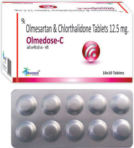 Olmesartan Medoxomil 20 Mg. + Chlorthalidone Ip 12.5 Mg./olmedose-c General Medicines