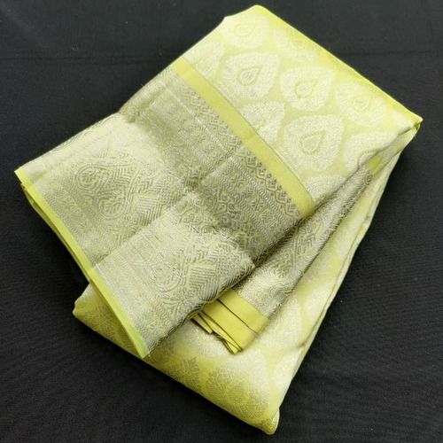 Silver Jari Sarees - Material: Silk