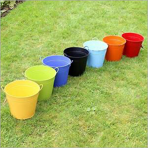Color Coated Garden Bucket