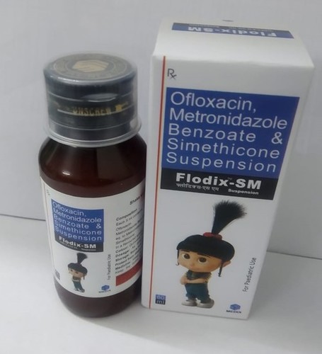 Ofloxacin, Metrionidazole & Simethicone Suspension General Medicines