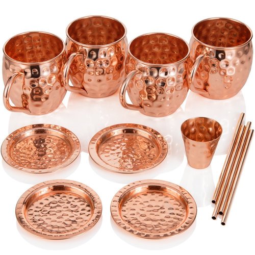 Copper Mugs - Color: Golden