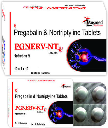 Nortriptyline Hydrochloride Ip 10mg. + Pregabalin  Ip 75 Mg./pgnerv-nt