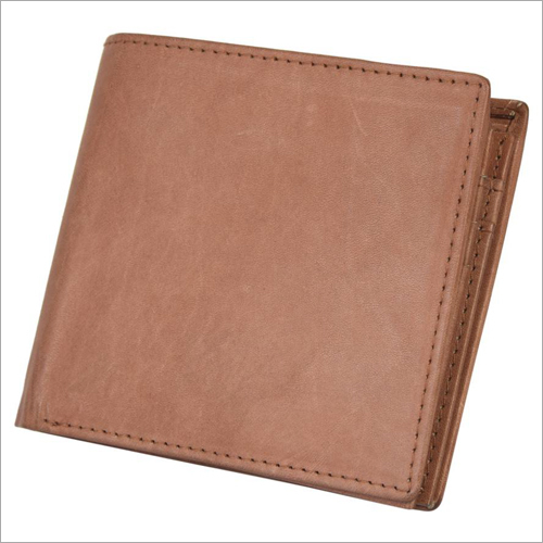 Mens Tan Leather Wallet
