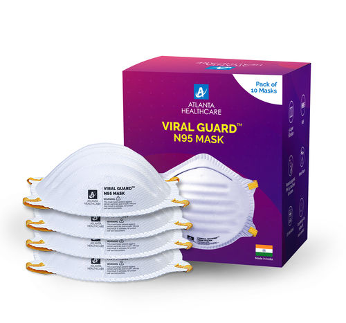 Viral Guard N95 Face Mask Length: Cup Shape Inch (In)