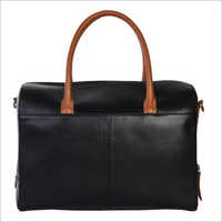 Ladies Black And Tan Leather Handbags