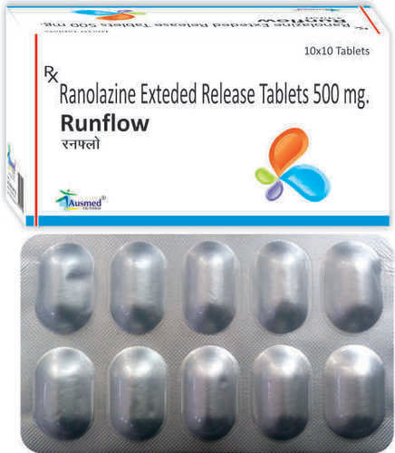 Ranolazine 500 Mg./runflow General Medicines