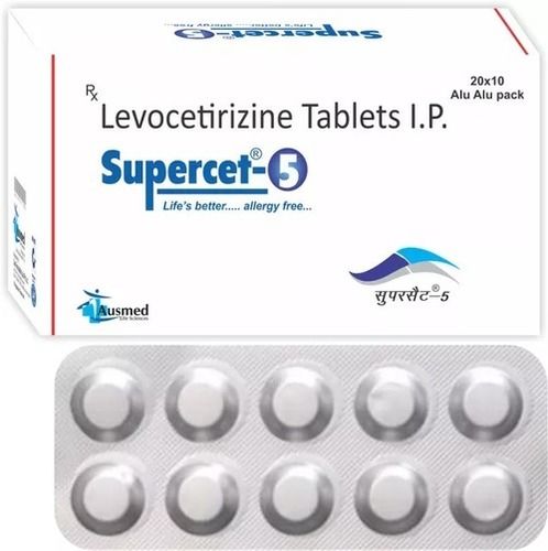 Levocetirizine Hydrochloride 5Mg./Supercet-5 General Medicines