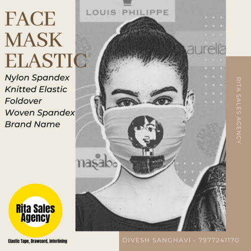 Covid 19 Face Mask Elastic Tape By RITA SALES AGENCY