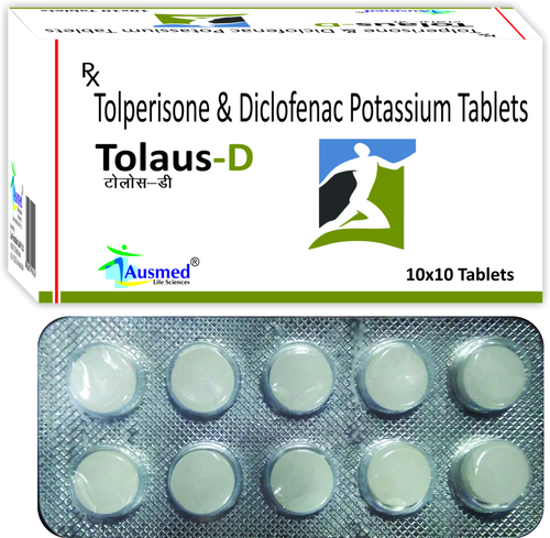 Tolperisone Hydrochloride 150mg. + Diclofenac Sodium  Ip 50 Mg./tolaus-d