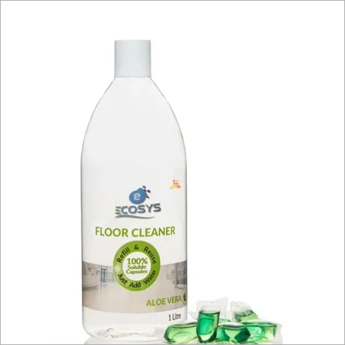 Ecosys 1 Ltr Floor Cleaner Aloe Vera Bottle With Capsule