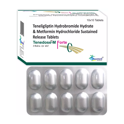 Teneligliptin Hydrobromide Hydrate 20mg. + Metformin Hydrochloride Ip 1000mg./tenedose-m Forte