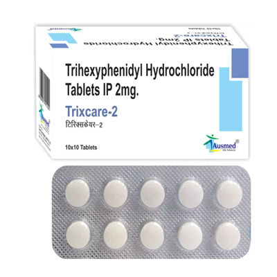 Trihexyphenidyl Hydrochloride Ip 2Mg./Trixcare-2 General Medicines